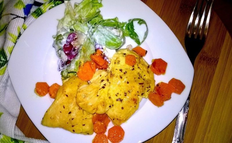 Piersi z kurczaka w musztardowo ziołowej marynacie Piersi z kurczaka w musztardowo ziołowej marynacie