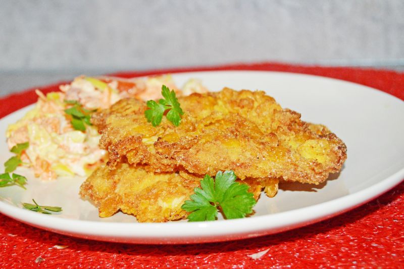 Piersi z kurczaka w panierce kukurydzianej