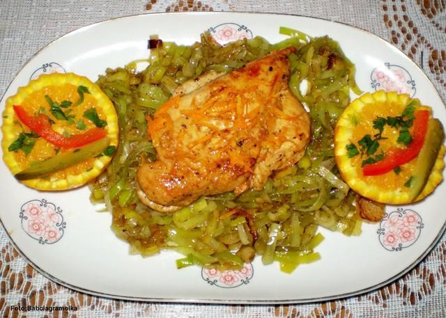 Piersi z kurczaka w soku pomarańczowym  