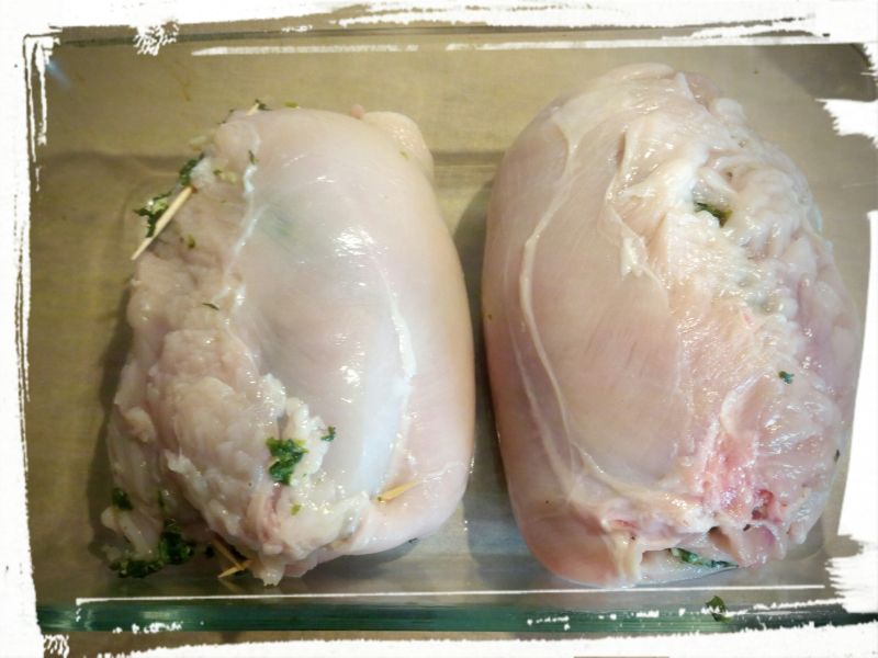 Piersi z kurczaka ze szpinakiem i mozzarellą