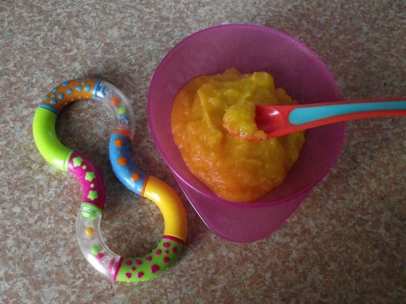 Pierwsze puree z dyni mojej córeczki  Pierwsze puree z dyni mojej córeczki