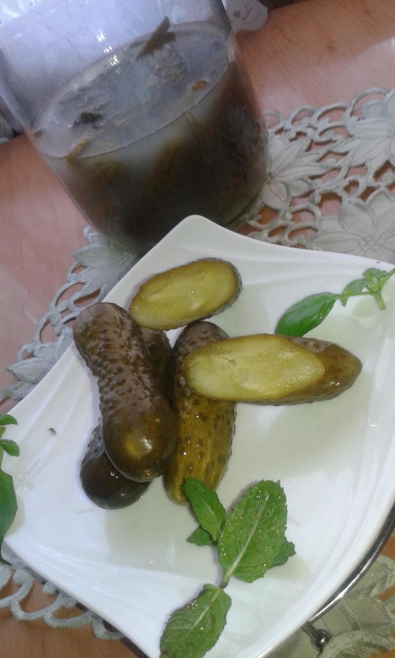 Pierwsze w tym sezonie ogórki małosolne