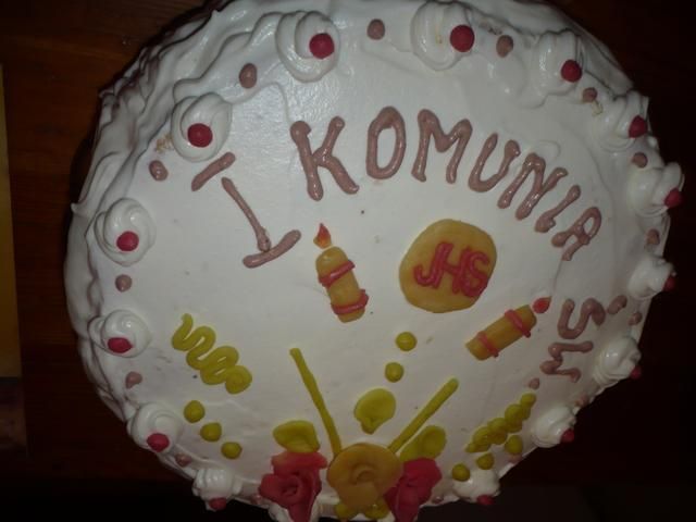 Pierwszy tort pierwszokomunijny Pierwszy tort pierwszokomunijny