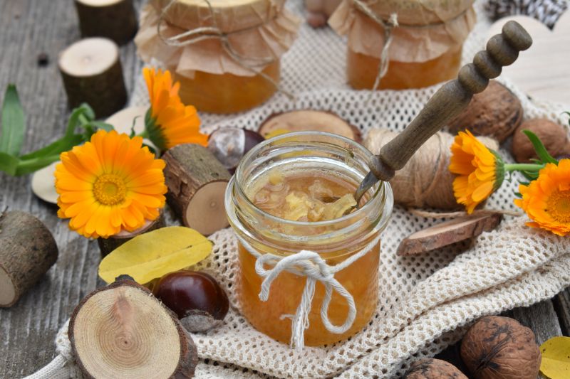 Pigwa w syropie do herbaty