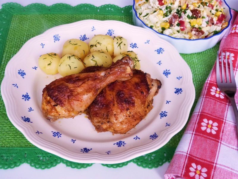 Pikantna ćwiartka z kurczaka Pikantna ćwiartka z kurczaka