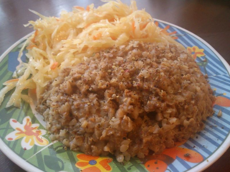 Pikantna gryczanka z patelni