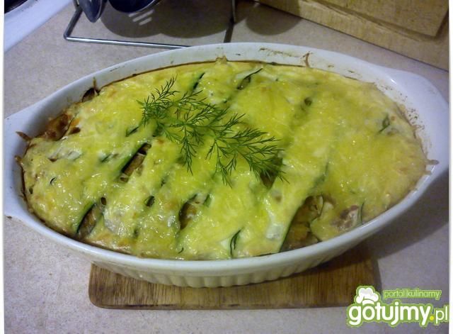 Pikantna zapiekanka makaronowa 