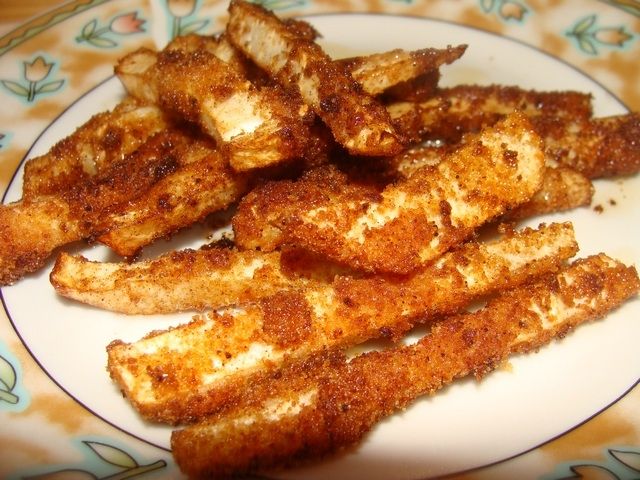 Pikantne frytki z selera Pikantne frytki z selera