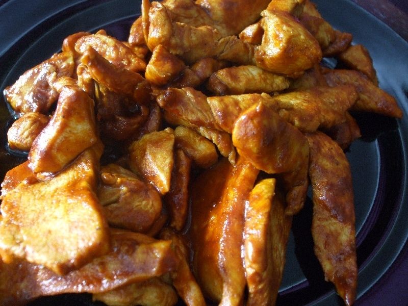 Pikantne kąski kurczaka