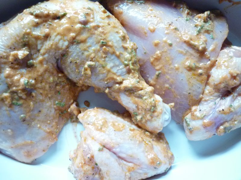 Pikantne mięso z kurczaka