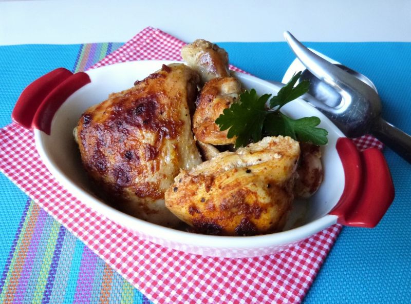 Pikantne mięso z kurczaka 