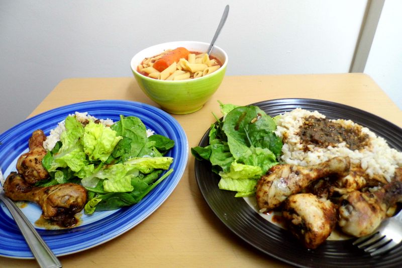 Pikantne Pałki z Kurczaka z Ryżem Pikantne Pałki z Kurczaka z Ryżem