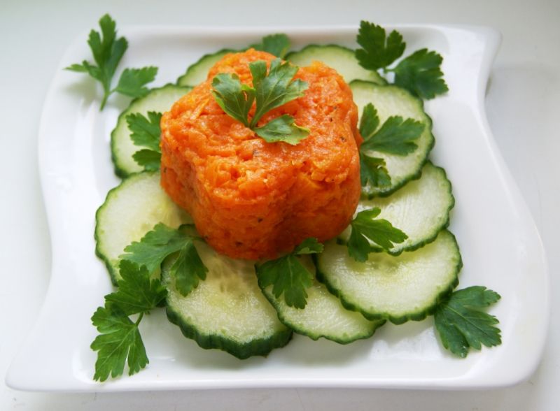 Pikantne puree z marchewki