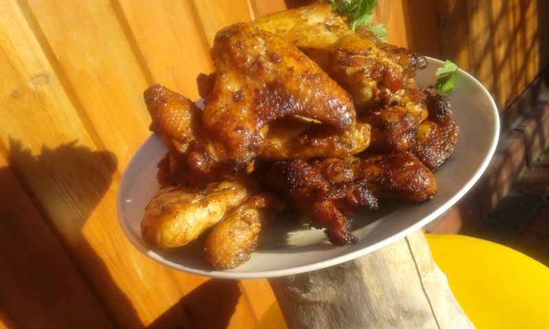 Pikantne skrzydełka z grilla