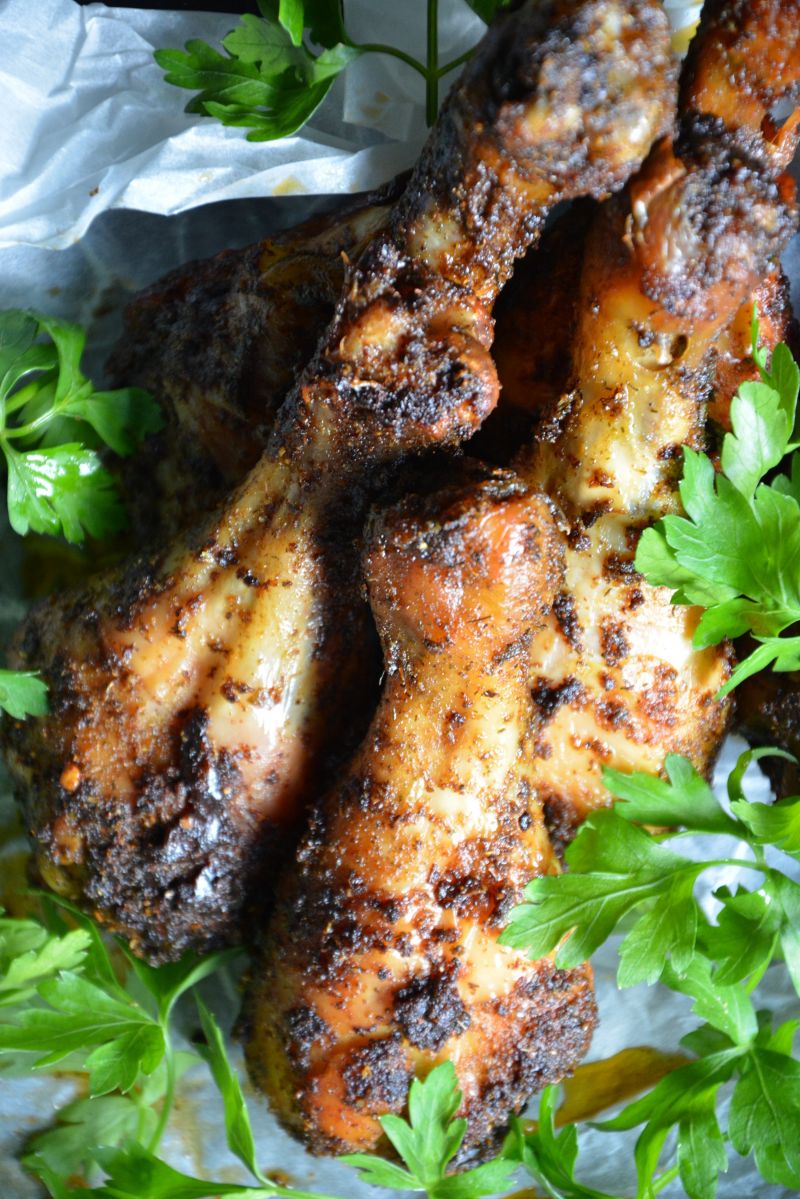 Pikantne udka curry w ziołach