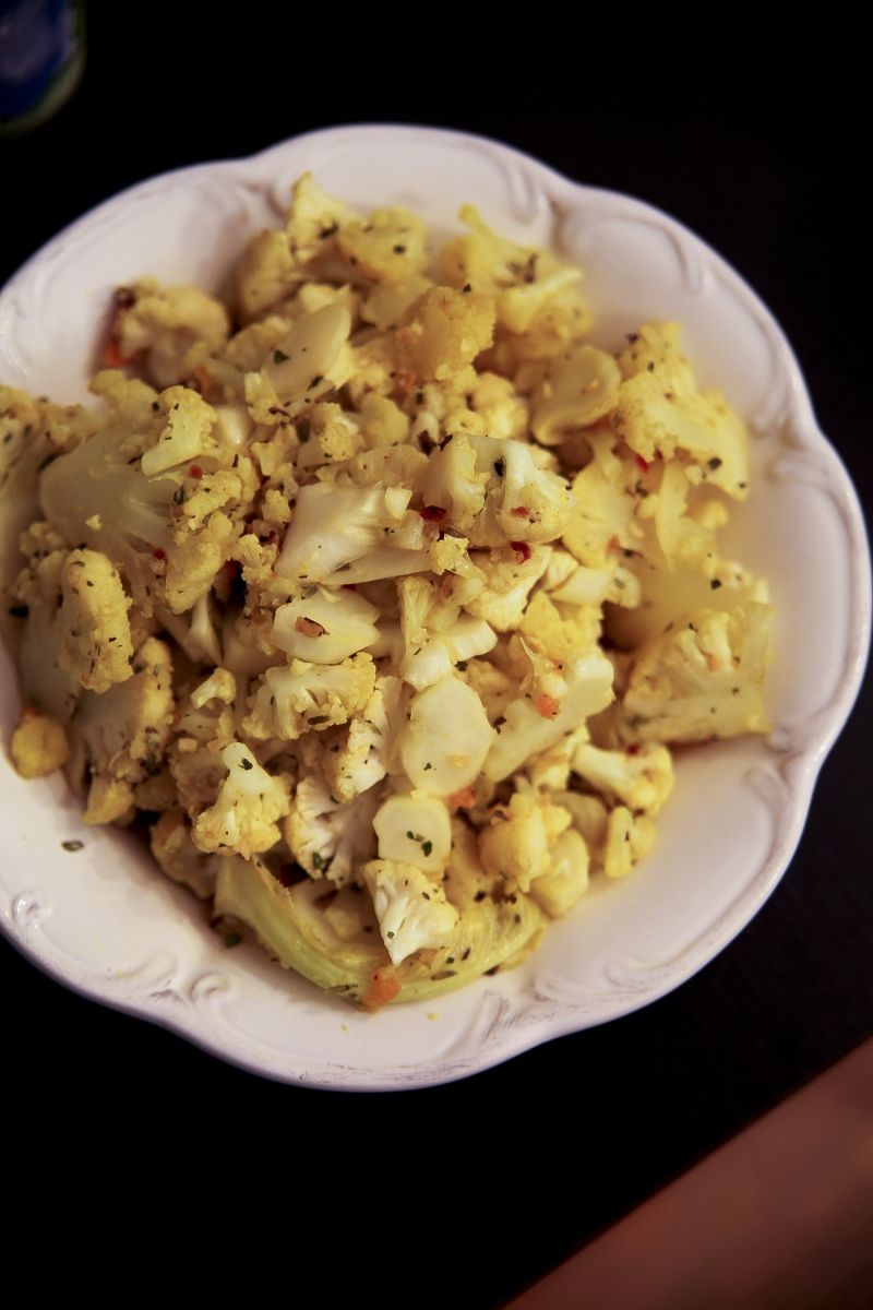 Pikantny kalafior w indyjskim stylu Pikantny kalafior w indyjskim stylu