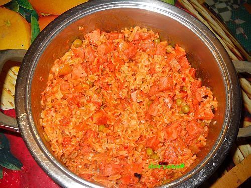  Pikantny makaron z mortadela 