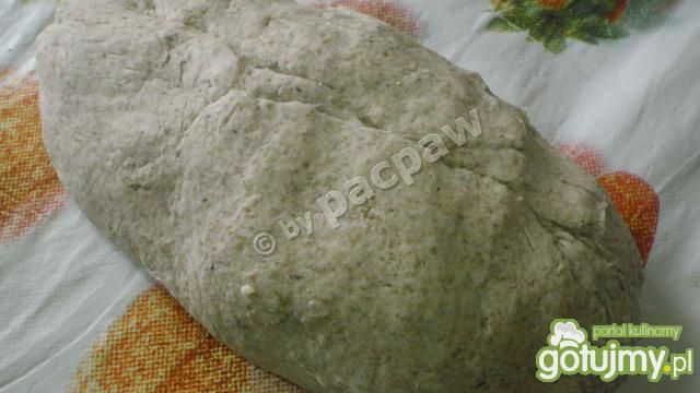 Piniowe ciasto pełnoziarniste na pizzę  Piniowe ciasto pełnoziarniste na pizzę