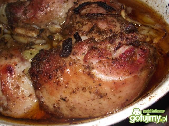 Pioczone szyneczki z kurczaka