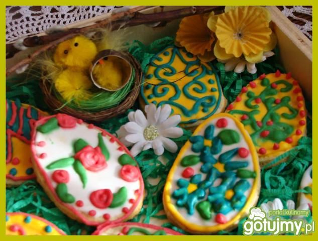 Pisanki na ciasteczkach Pisanki na ciasteczkach