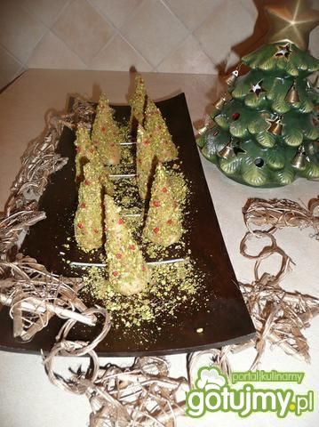 Pistacjowe choinki z makiem Pistacjowe choinki z makiem