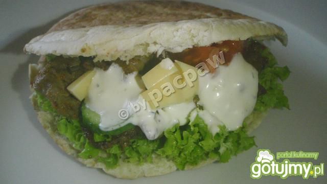Pita z gyrosem wieprzowym