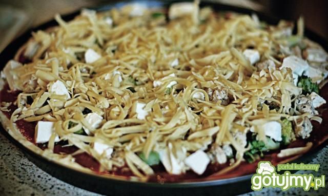 Pizza - ciasto bardzo puszyste.