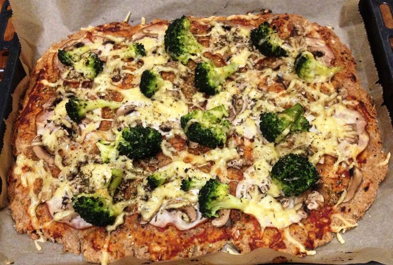 Pizza fit bez drożdży Pizza fit bez drożdży