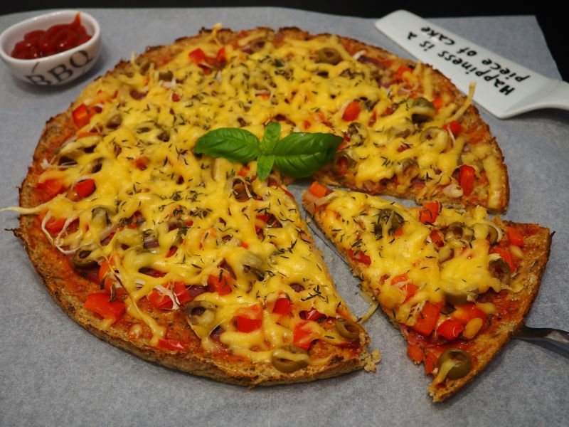 Pizza fit z kalafiora  Pizza fit z kalafiora