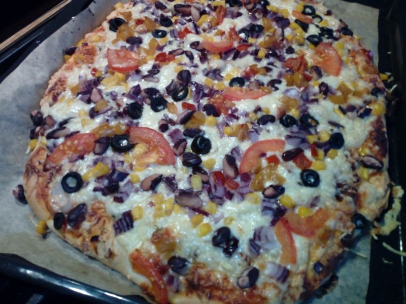 Pizza meksykańska (bezmięsna)