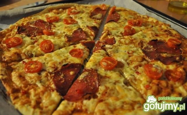 Pizza na cienkim cieście Pizza na cienkim cieście