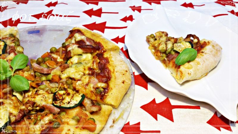 Pizza na cieście kefirowym Pizza na cieście kefirowym