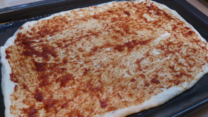 Pizza na cieście pszenno - krupczatkowym