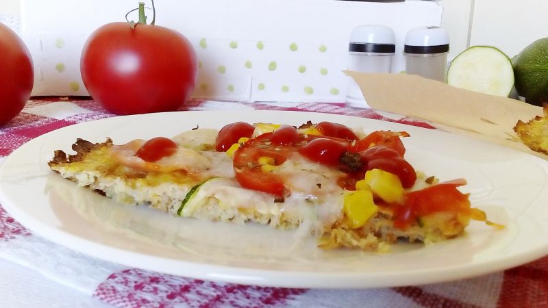 Pizza na fasolkowym spodzie Pizza na fasolkowym spodzie