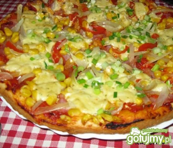Pizza szczypiorkiem pachnąca
