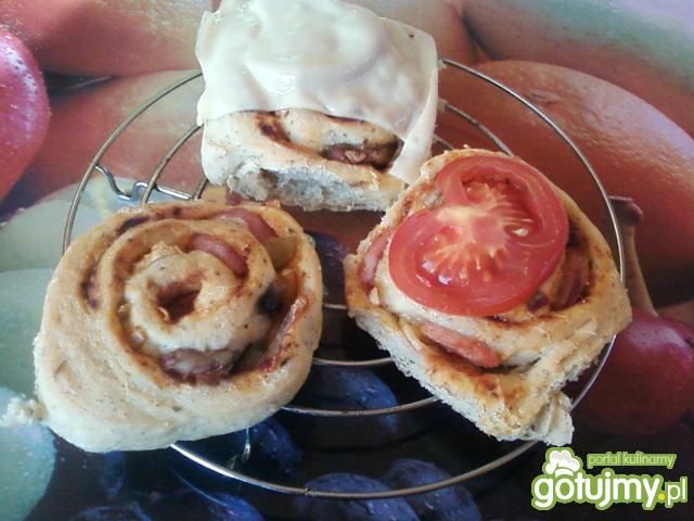 Pizza w krążkach. Pizza w krążkach.