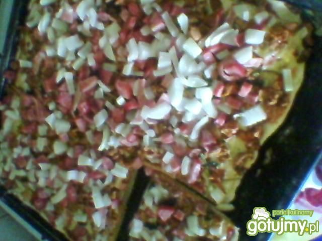 Pizza wypasiona z kurkami