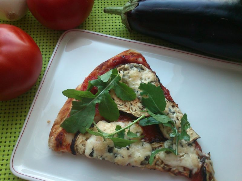 Pizza z bakłażanem 