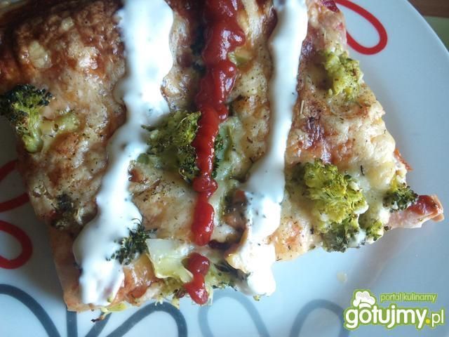 Pizza z brokułami 3 Pizza z brokułami 3