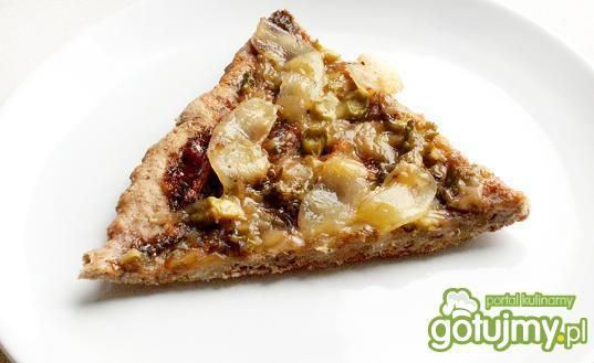 Pizza z brokułami i serem Pizza z brokułami i serem