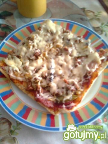 Pizza z kurkami Pizza z kurkami