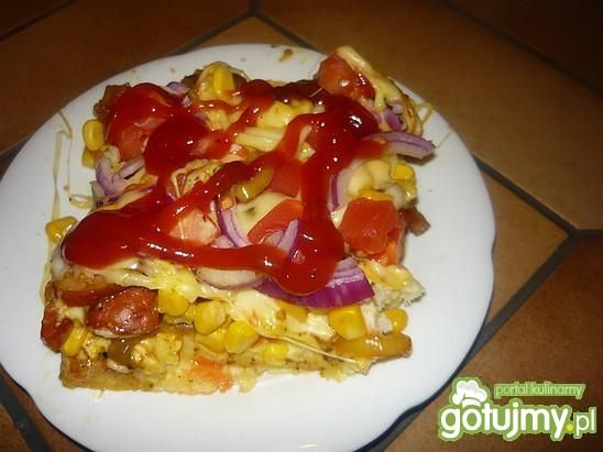 Pizza z leśnymi grzybami