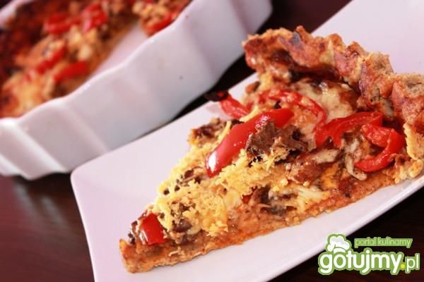 Pizza z mąki żytniej  Pizza z mąki żytniej