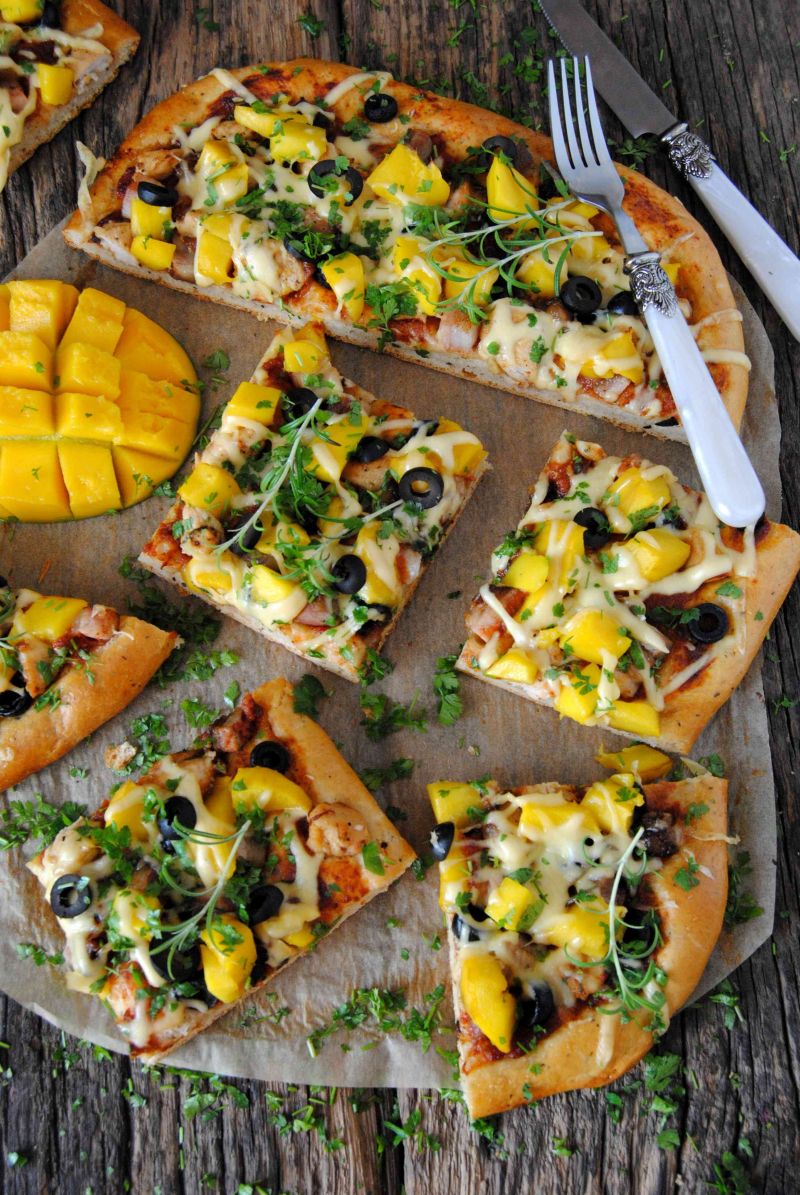 Pizza z mango Pizza z mango