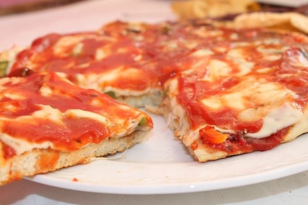 Pizza z mlekiem i wodą  Pizza z mlekiem i wodą
