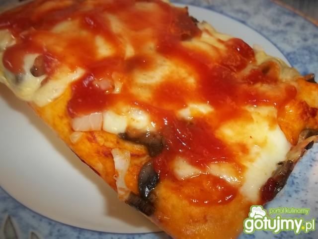 Pizza z mozzarellą 5 Pizza z mozzarellą 5