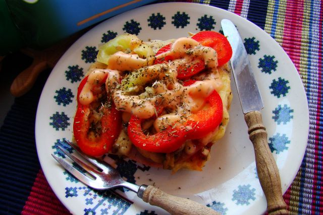 Pizza z papryką  Pizza z papryką