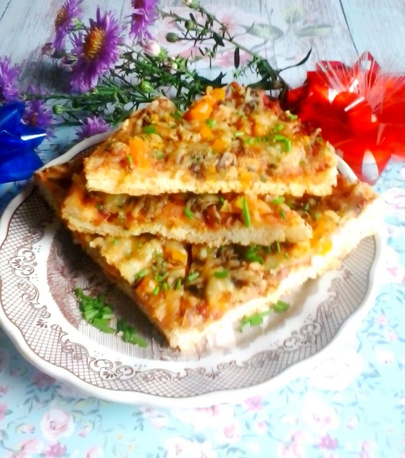 Pizza z papryką Pizza z papryką