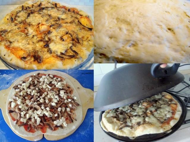 Pizza z pieczarkami. Pizza z pieczarkami.