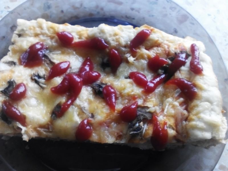 Pizza z pieczarkami Pizza z pieczarkami